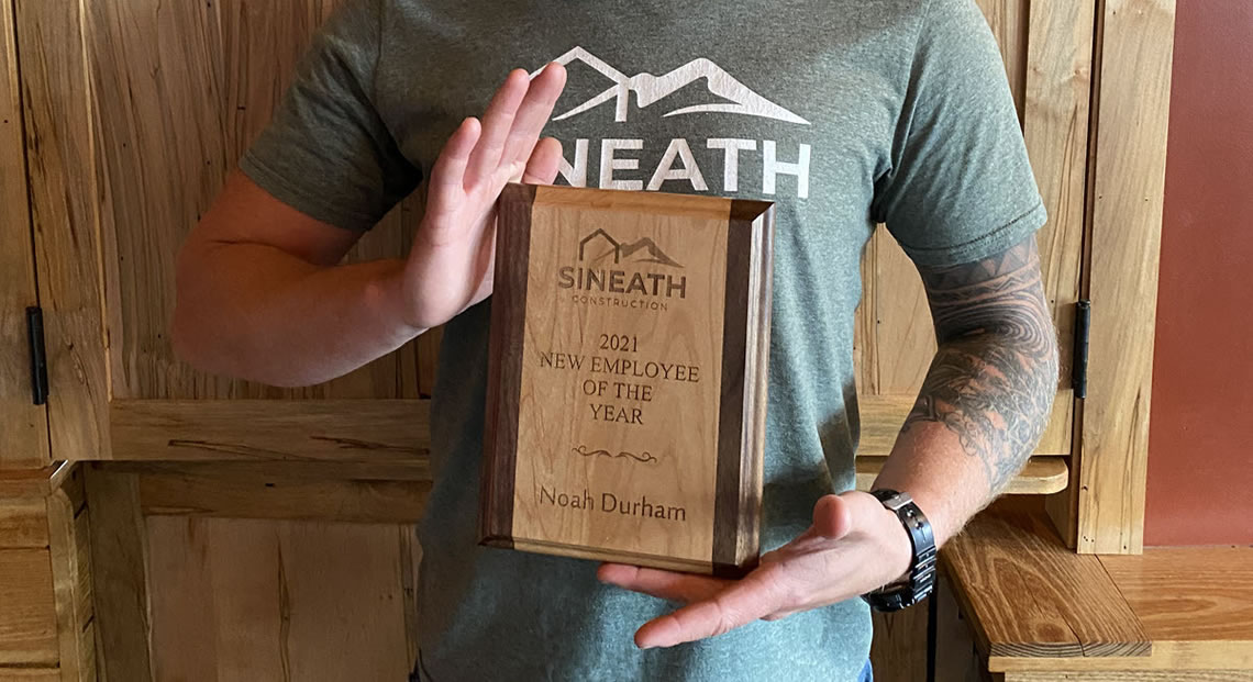 Noah Durham, Employee of the Year Award