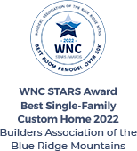WNC Best Single Family Custom Home 2022